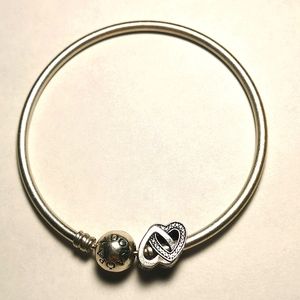 Pandora Entwined Hearts Charm
